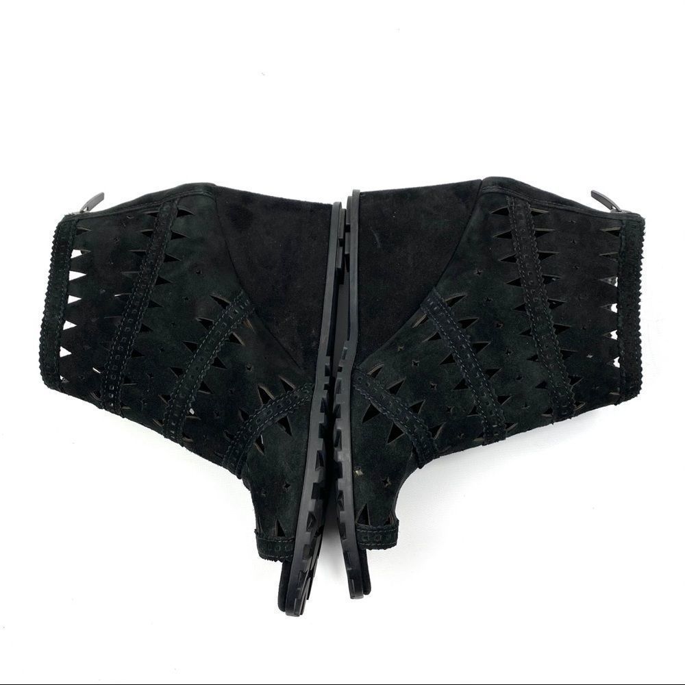 Via Spiga Latanya wedge sandal peep toe perforated - Picture 10 of 16